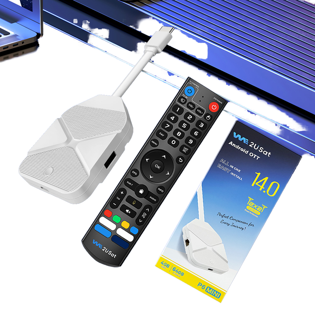 P6 Mini Quad Core Smart IPTV Box Android 14 4GB 64GB 8K Streaming Media Player OTT WiFi6 for Remote Set Top Box
