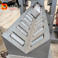 Machine de découpe et de fendage de blocs de pavés, de maçonnerie et de marbre, à moteur hydraulique, marque DECHEN, composants basse tension
