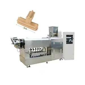 Pet Chews Production Line Single Screw Extruder For Pet Chews Machine