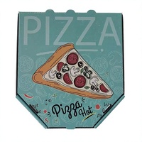 Boîte en kraft personnalisée avec logo, écologique, pelliculage mat, doublure en éponge, pour pizza, donuts, biscuits, gourmandises, plats à emporter