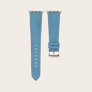 Design di lusso 38mm 44mm in vera pelle cinturino da polso in morbida pelle scamosciata per orologi Apple - Product Image 5