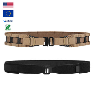 Cinturón de pistola de nailon táctico con hebilla de liberación rápida para guardias de seguridad y tiradores Cinturón de batalla MOLLE con cinturón interior EDC de 1,5'' - Product Image 1