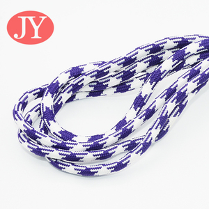 Cordón redondo con textura personalizada de 5 mm, color morado, cordón decorativo para sudaderas, cordón para chaquetas con puntas metálicas - Product Image 5