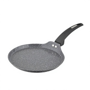 Poêle à frire moderne de 6 pouces en aluminium noir avec revêtement antiadhésif, écologique et durable, style américain - Product Image 3