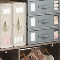 Organiseur de literie en tissu rectangulaire, pliable, moderne, multifonctionnel, organiseur de placard, étiquette de fenêtre, boîte de rangement pour literie