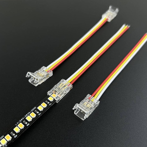 Conector de Tira LED COB de 3 Pines sin Soldadura, Doble Color, Bajo Voltaje, Material de PC, Adaptador de Empalme de Esquina sin Costuras, 810 mm, Fácil Instalación - Product Image 2