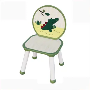 Sıcak satış Modern ucuz dayanıklı sevimli çocuklar çocuk Salon ahşap yemek sandalyesi çocuklar için özelleştirilmiş