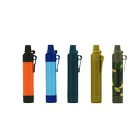 Kit de filtration d'eau portable avec poche à eau pour le camping, la randonnée et la préparation aux situations d'urgence