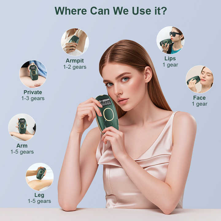 Laser Hair Removal Device Handset 999999 Flashes Hair Removal Machine