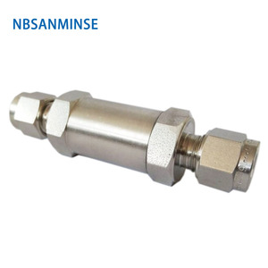 Filtre à embout en acier inoxydable NBSANMINSE SS316L 5UM, filtration à haute pression pour l'huile, l'eau et l'air - Product Image 1