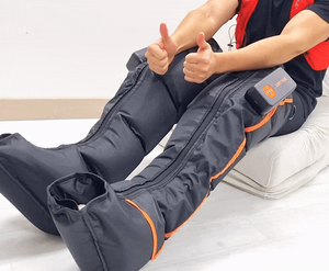 Compresseur d'air rechargeable, machine de thérapie par pressothérapie, bottes de compression, masseur de pieds pour la récupération sportive, jambes et mollets - Product Image 6