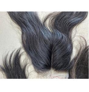Vietnam cheveux vierges Remy 100% de l'usine de cheveux pas cher frontal avec fermeture droite de la partie centrale HD qualité de dentelle - Product Image 1