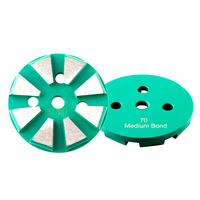 Disque de meulage en béton de 3 pouces, chaussures de meulage diamantées ASL pour machines de meulage de sol, disque de meulage diamanté