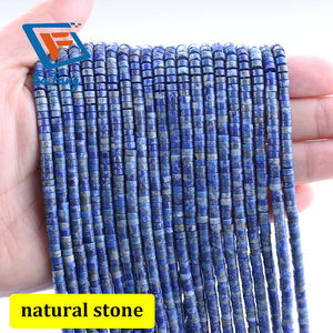 Perles de pierres précieuses bon marché de 2x4 mm, forme ronde, perles d'espacement en vrac pour la fabrication de bijoux - Product Image 2