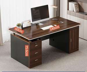 أثاث مكتبي حديث محطة عمل مكتب موظفين خشبي متين الأكثر مبيعًا للمكتب مكتب كمبيوتر للموظفين - Product Image 6