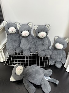 도매 31cm 봉제 인형 부드러운 장난감 새끼 고양이 - 젤리캣 스타일 수줍은 고양이 어린이용 및 선물 가게 대량 주문 - Product Image 4