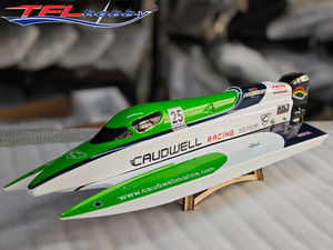 75CM TFL 1138 Caudwell F1 <span class=keywords><strong>RC</strong></span> <span class=keywords><strong>Bateau</strong></span> Moteur Brushless 90A ESC ARTR Version <span class=keywords><strong>Hors</strong></span>-<span class=keywords><strong>Bord</strong></span> Moteur Unique Tunnel à Redressement Automatique <span class=keywords><strong>Bateau</strong></span> de Course - Product Image 3