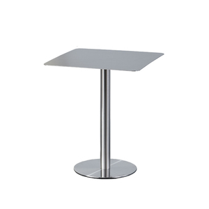 Hoge Kwaliteit Op Maat Veelzijdige Applicatie Voor Gebruik Binnenshuis Elegante Look Stevige Basis Kleine Vierkante Tafel Roestvrij Staal