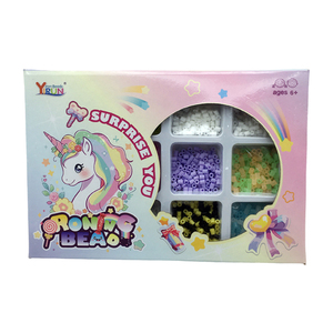 3000 pezzi 5MM perline Hama Perler cartone animato unicorno perline da stirare altri giocattoli educativi per bambini fai da te - Product Image 1