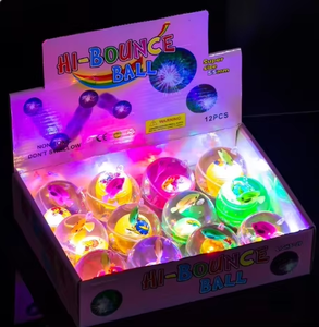 DAMAI Glow Party Supplies Clear Rubber Bouncy <b>Ball</b> Various Color Elastic <b>Crystal</b> <b>Ball</b> the Best Toys for Kids Party Decoration - Product Image 6