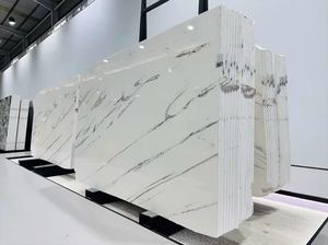 Trắng Đen Ngọc Trai Đá cẩm thạch lớn slab pha lê tăng cường đá tự nhiên thân thiện với môi trường không thấm nước bền cho phòng tắm phòng khách - Product Image 4