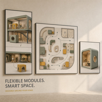 Cité éducative innovante pour enfants : Centre d'apprentissage interactif et académique de grande taille avec équipements de jeux souples commerciaux pour l'intérieur