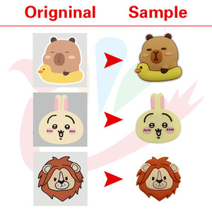 <span class=keywords><strong>Chick</strong></span> <span class=keywords><strong>Fil</strong></span> <span class=keywords><strong>A</strong></span> มันฝรั่งทอดไก่ทอดทำจากพีวีซีของขวัญสวยงามสำหรับเด็กตกแต่งรองเท้า - Product Image 2