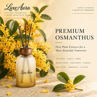 Diffuseur de parfum sans flamme à bâtonnets, cadeau idéal pour l'inauguration de maison, mariage, anniversaire, décoration parfumée
