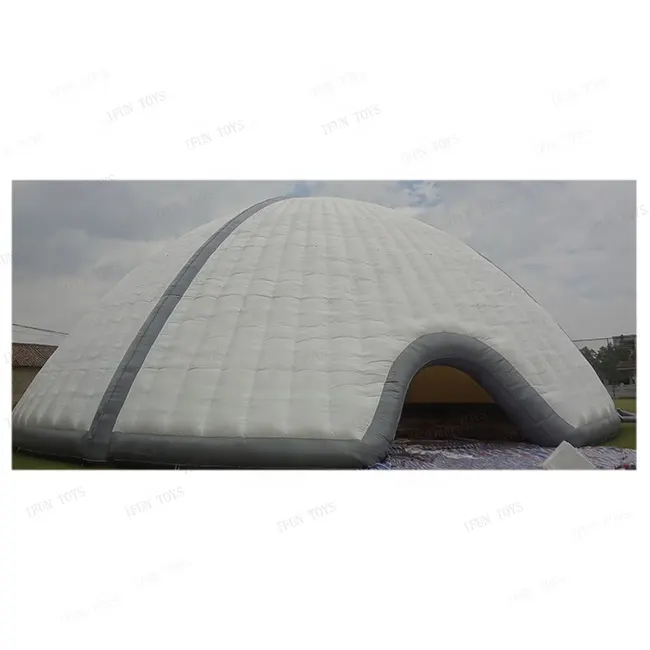Tenda Pesta Besar Tiup Igloo <span class=keywords><strong>Dome</strong></span> Tenda Tiup Tenda Bangunan untuk Pesta Pernikahan atau Acara
