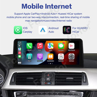 Foforfor 10,25 ''Linux inalámbrico Carplay pantalla Multimedia Bt Gps REPRODUCTOR DE Radio para coche para BMW3/4SeriesF30-36 2013-2017 NBT CIC CCC