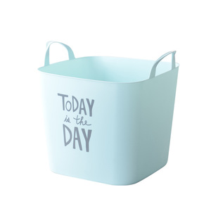 Storage <b>Basket</b> Rectangle With Handles PP Material For Sundries Daily Necessities - Product Image 1