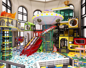 Family Sports Play Center <strong>Indoor</strong> <strong>Slide</strong> Park Children Adults Playground Commercial Adventure Park Equipment - Product Image 1