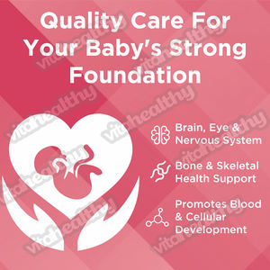 Vitahealthy fabrika kaynağı sağlıklı gebelik Prenatal vitamin kapsülleri için özel etiket diyet takviyesi desteği - Product Image 6