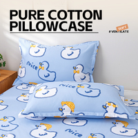 Taies d'oreiller personnalisées en gros 100 % coton, simples, doubles, Queen Size, draps et ensembles de taies d'oreiller pour enfants, impression, taille 48*74cm