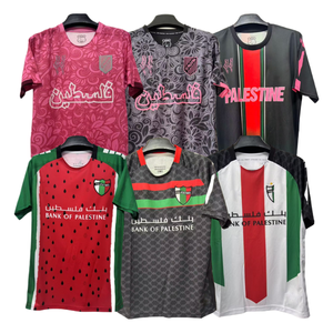 Groothandel Hot Selling Palestina Jersey 100% Polyester Op Maat Ontworpen Voetbalkleding - Product Image 1