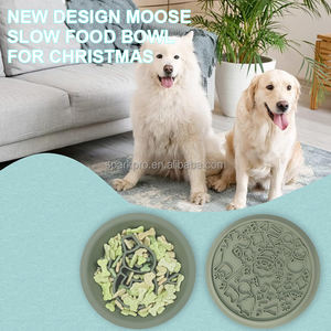 2024 Natal desain baru antiselip air kuat tidak bengkok minimalis dipersonalisasi mewah 64Oz mangkuk kucing peliharaan - Product Image 2