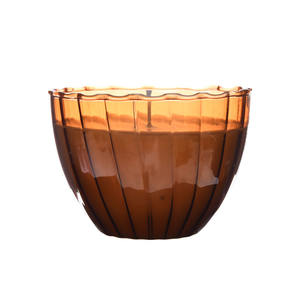 Bougie en verre borosilicate Murano <span class=keywords><strong>Caramella</strong></span> à rayures colorées, soufflée à la main, créative et bon marché - Product Image 2