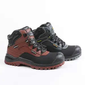 Brand Wholesale High Quality Custom Comfortable Waterproof Work Safety Shoes Men Steel Toe For Construction