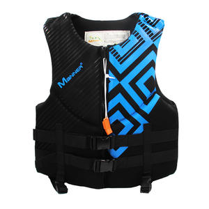 Jetski noir en néoprène pour hommes, gilet de flottabilité, de pêche, de surf à Impact, veste de sauvetage <span class=keywords><strong>Kayka</strong></span> professionnelle - Product Image 2