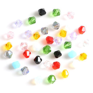 JC Usine En Gros 4mm Facettes <span class=keywords><strong>Bicone</strong></span> Perles De Cristal Perles De Verre <span class=keywords><strong>Bicone</strong></span> Cristal Perles Lâche <span class=keywords><strong>Bicone</strong></span> - Product Image 1