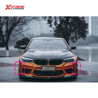 Kit d'amélioration des canards latéraux de pare-chocs avant en fibre de carbone sèche XTREME pour BMW F90 M5 G30 G31 530i 540i M550i 2017-2020