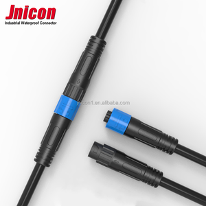 Jnicon M12 <span class=keywords><strong>10A</strong></span> 300V водонепроницаемый IP67 провод разъем 2P Push-Блокировка для освещения - Product Image 5
