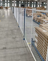 Panneau de clôture en treillis soudé pour atelier et entrepôt, clôture de sécurité multi-scènes