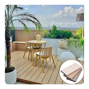 Cường độ cao WPC decking UV kháng pwc sàn ngoài trời giá cho khách sạn nhà khách