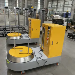 Model LP600S Intelligent airport luggage pallet wrapping machine
