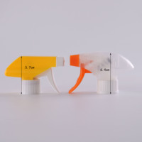 Bouteille pulvérisateur à gâchette en plastique PET en gros, rechargeable, pour liquides de nettoyage ménager