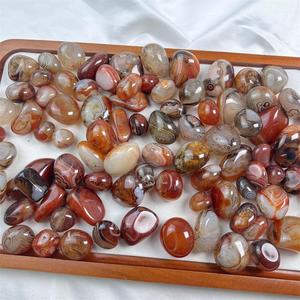 Agata Sardonica Naturale Lucidata, Ghiaia di Agata <span class=keywords><strong>Rossa</strong></span>, Pietra Levigata per Guarigione Reiki e Collezione - Product Image 3