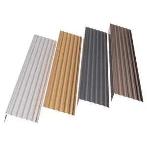 Prezzo di fabbrica profilo per scale in alluminio antiscivolo bordo scala in alluminio striscia per gradini