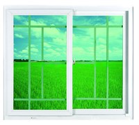 Fenêtre coulissante horizontale en PVC pour clients, système de fenêtre et de porte en PVC, insonorisée et isolée thermiquement, fenêtre en PVC
