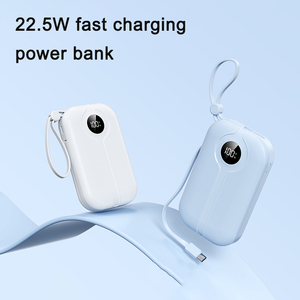 Mini Power Bank 20000mAh, <span class=keywords><strong>batterie</strong></span> <span class=keywords><strong>externe</strong></span> portable de grande capacité, 20000 mAh, PD 22.5W, charge rapide, écran LED - Product Image 2